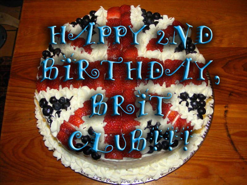 Happy Birthday Brit Club poster, “Unirea” National High School
