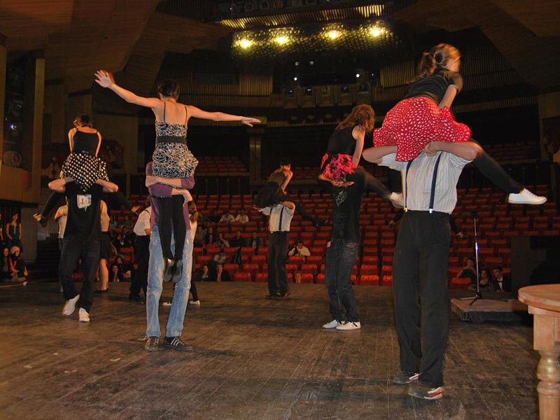 Swing táncpróba, XII-es osztályok, Unirea Nemzeti Kollégium