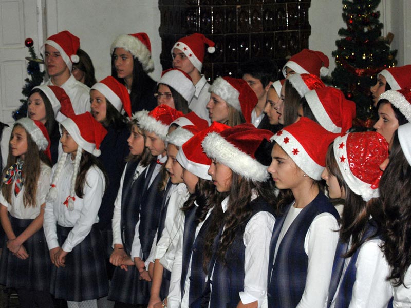 Corul elevilor, Sărbătoarea Crăciunului, Colegiul Naţional „Unirea”