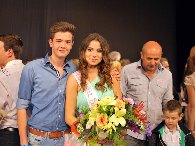 Pavel Bogdan Alex, Mister Gólya 2012 és Niculici Ioana Maria (II. díj)
