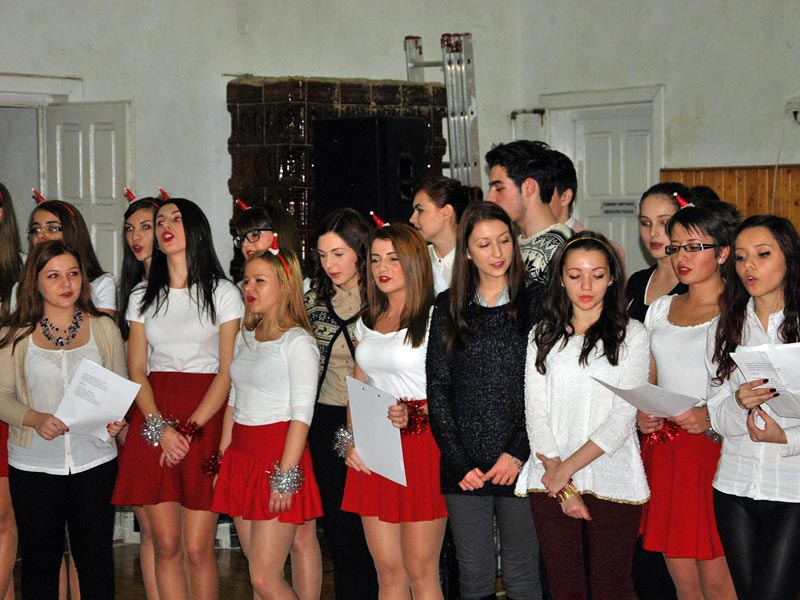 Students, Brit Club 2013, Christmas, “Unirea” National High School