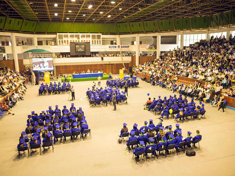 Graduation ceremony, “Unirea” National High School, Polyvalent Hall