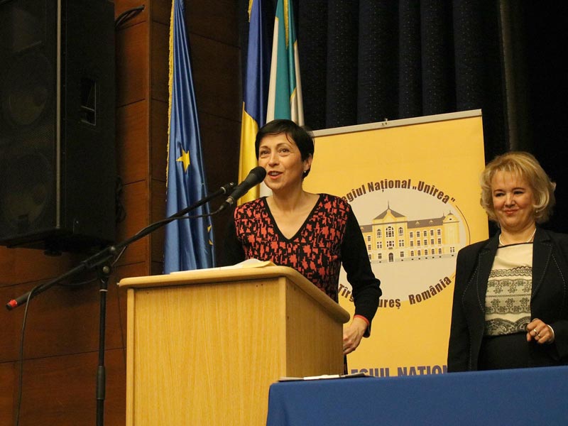 Headmasters Chira Cristiana - Mureş Didactic Corp House and dr. Stănescu Aurora Manuela - “Unirea” National High School