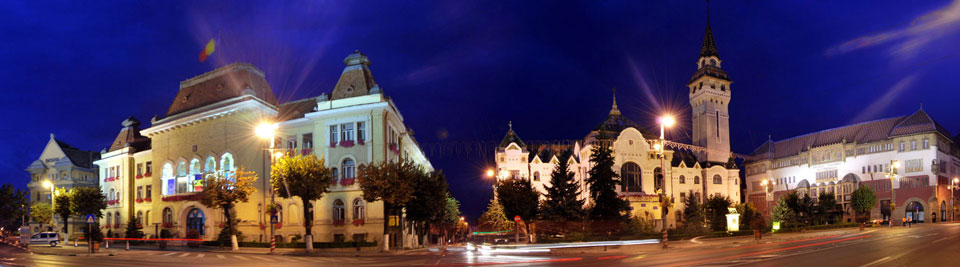 Primăria, Prefectura şi Palatul Culturii, Tîrgu Mureş