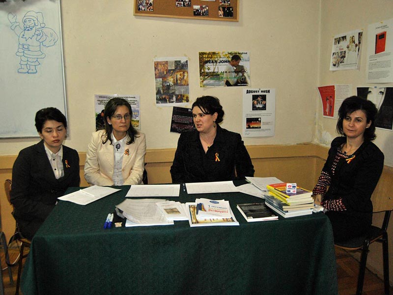 Profesorii Pop Consuela Manuela, dr. Pui Laura Alexandra, Motorga Maria şi Bândilă Melania