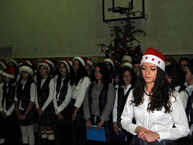 Răuţă Alexandra, corul elevilor, Sărbătoarea Crăciunului