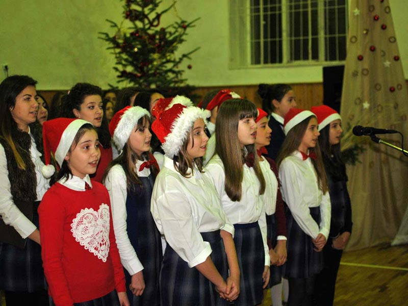 Corul şcolii, Sărbătoarea Crăciunului