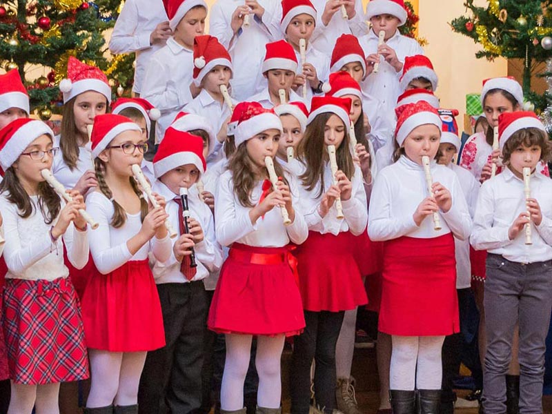 Strudent's choir, Christmas Celebration, “Unirea” National High School