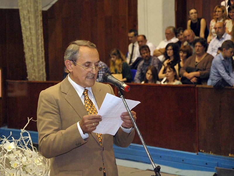 Baciu-Marinescu Petru tanár, XII. A osztályfőnök