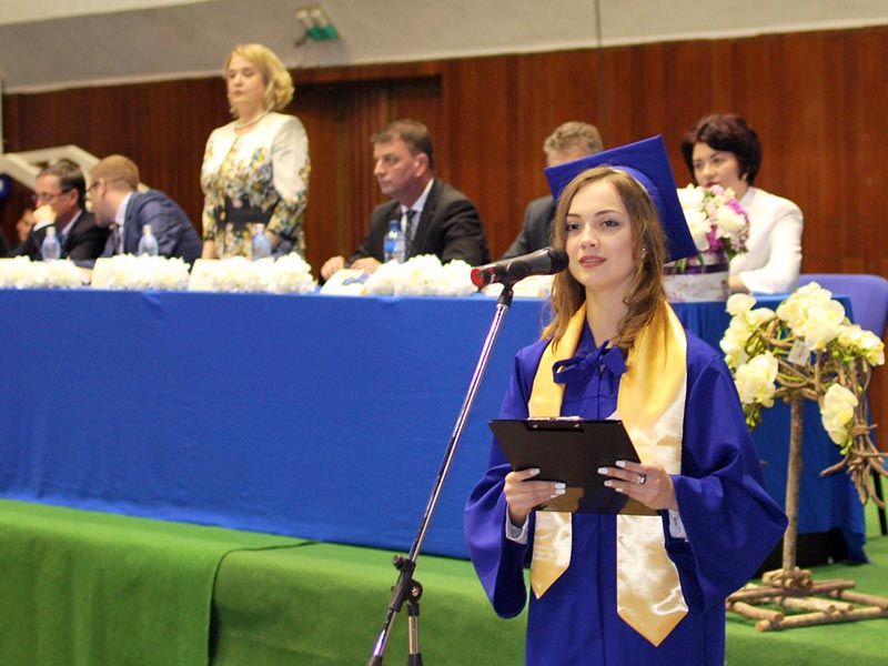 Naghi-Pădurean Maria Alexandra, Graduation ceremony, Polyvalent Hall