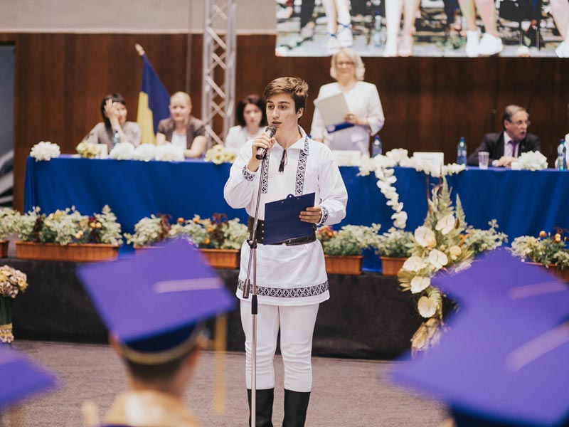 Şerban Sebastian Mihai, “Unirea” National High School, Polyvalent Hall
