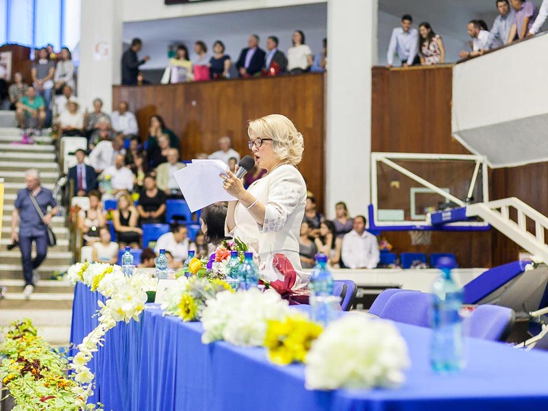 Headmaster dr. Stănescu Aurora Manuela, Graduation ceremony, “Unirea” National High School