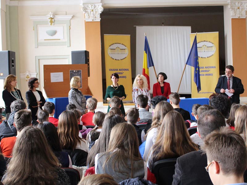 The award ceremony of the “Simon Petru” County Mathematics Competition