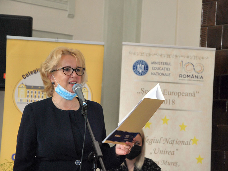 Director prof. dr. Stănescu Aurora Manuela, Colegiul Naţional „Unirea”, mesaj de absolvire