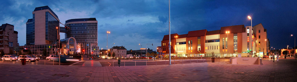 Kereskedelmi Kamara Épülete és Maros Mall, Marosvásárhely